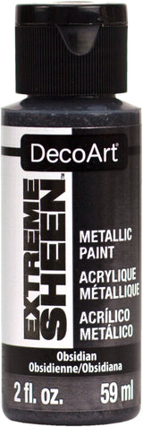 DecoArt Extreme Sheen Acrylic Colors, 2 oz., Obsidian