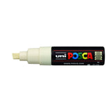 POSCA Paint Marker, PC-8K Broad Chisel, Ivory
