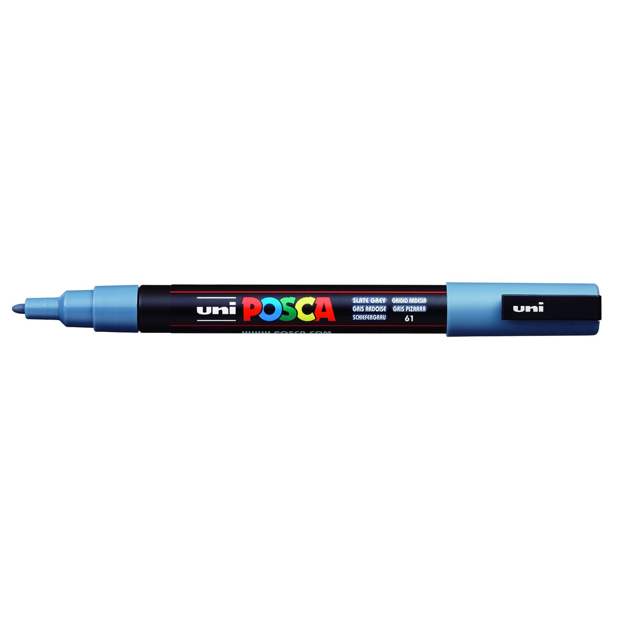 POSCA Paint Marker, PC-3M Fine Bullet, Slate Grey