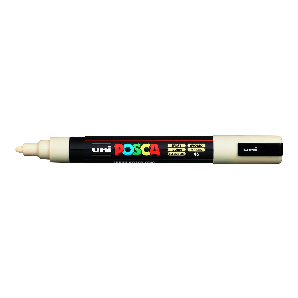 POSCA Paint Marker, PC-5M Medium Bullet, Ivory