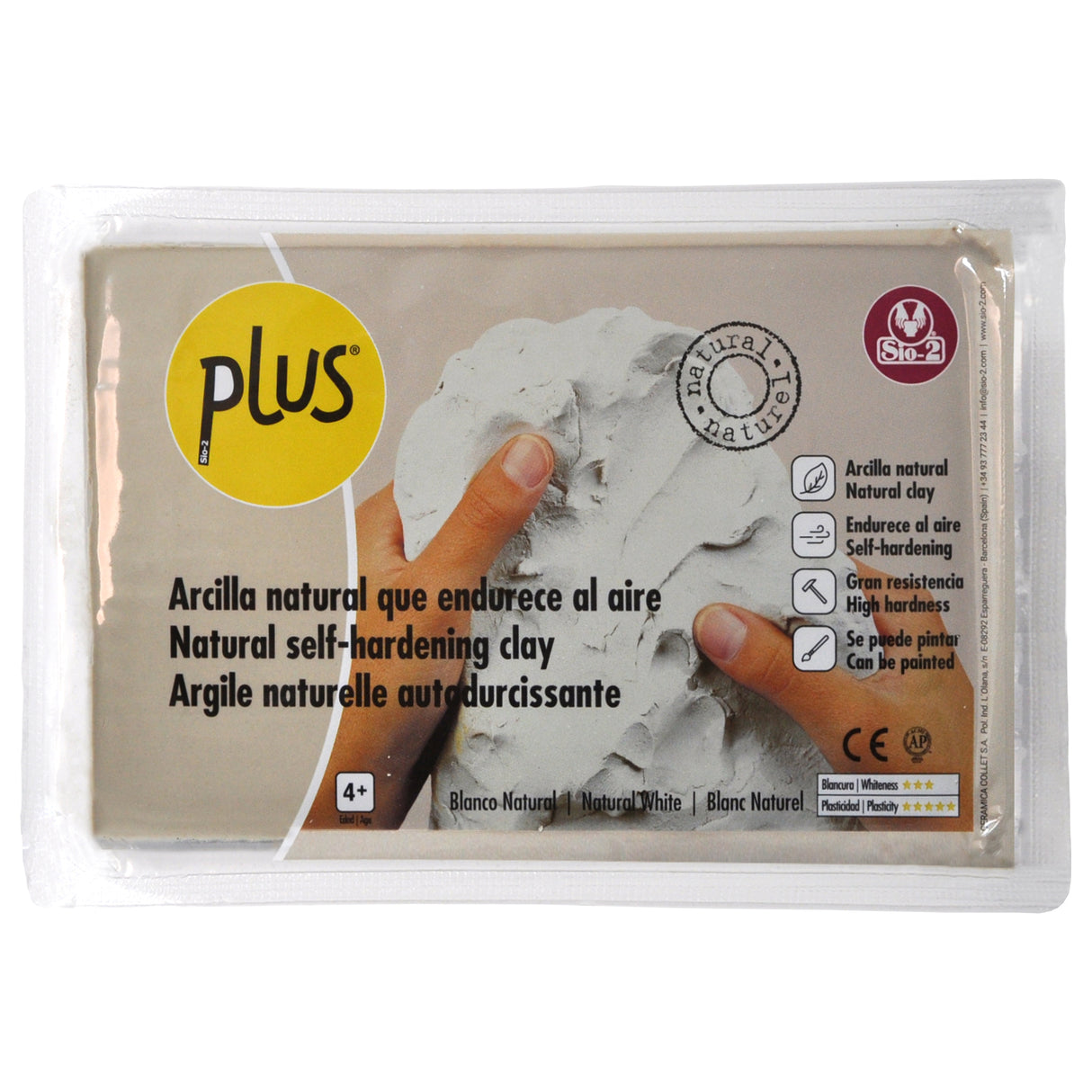 Activa Plus Clay, 2.2 lb., Natural White