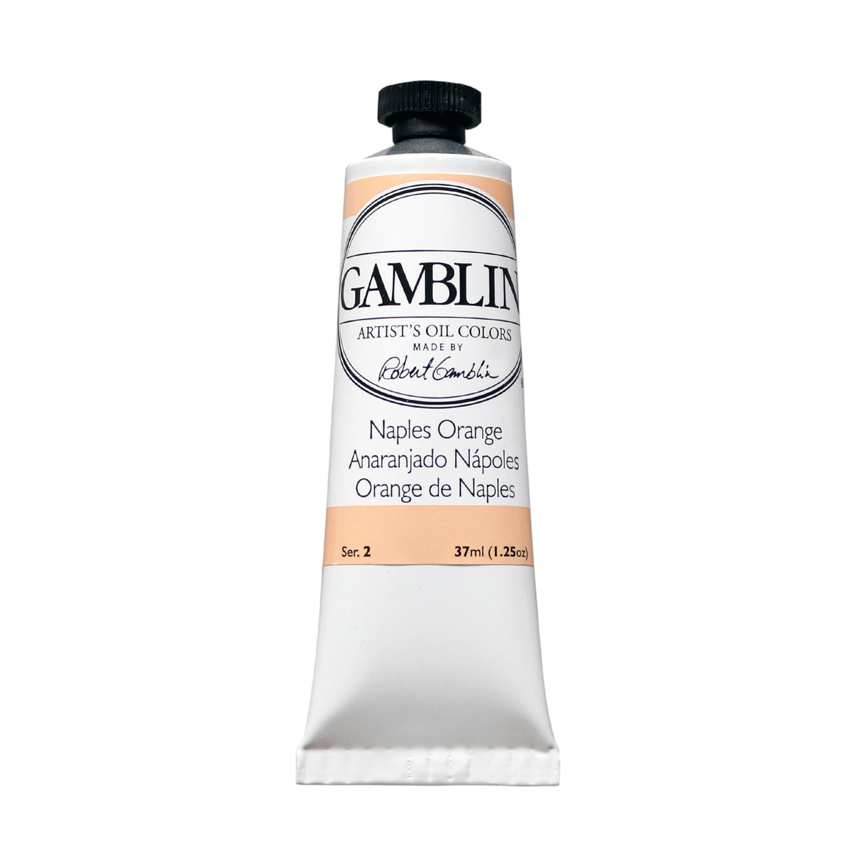 Gamblin Artist Grade Oil Color, 37ml, Naples Orange