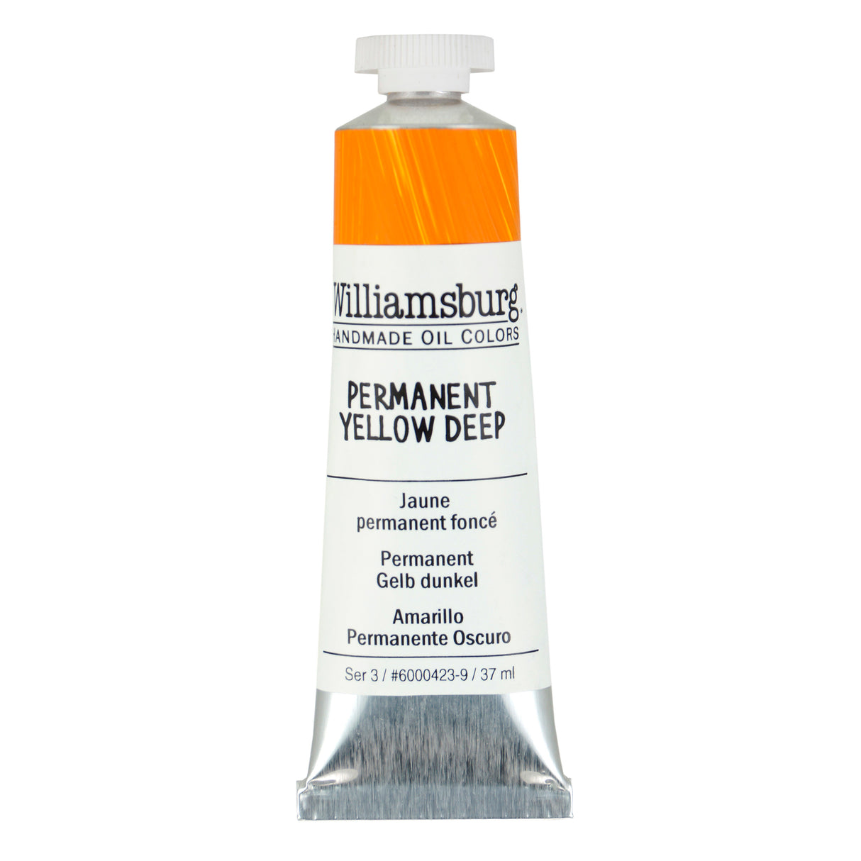 Williamsburg Artist Oil Color, 37ml Tube, Permanent Yellow Deep